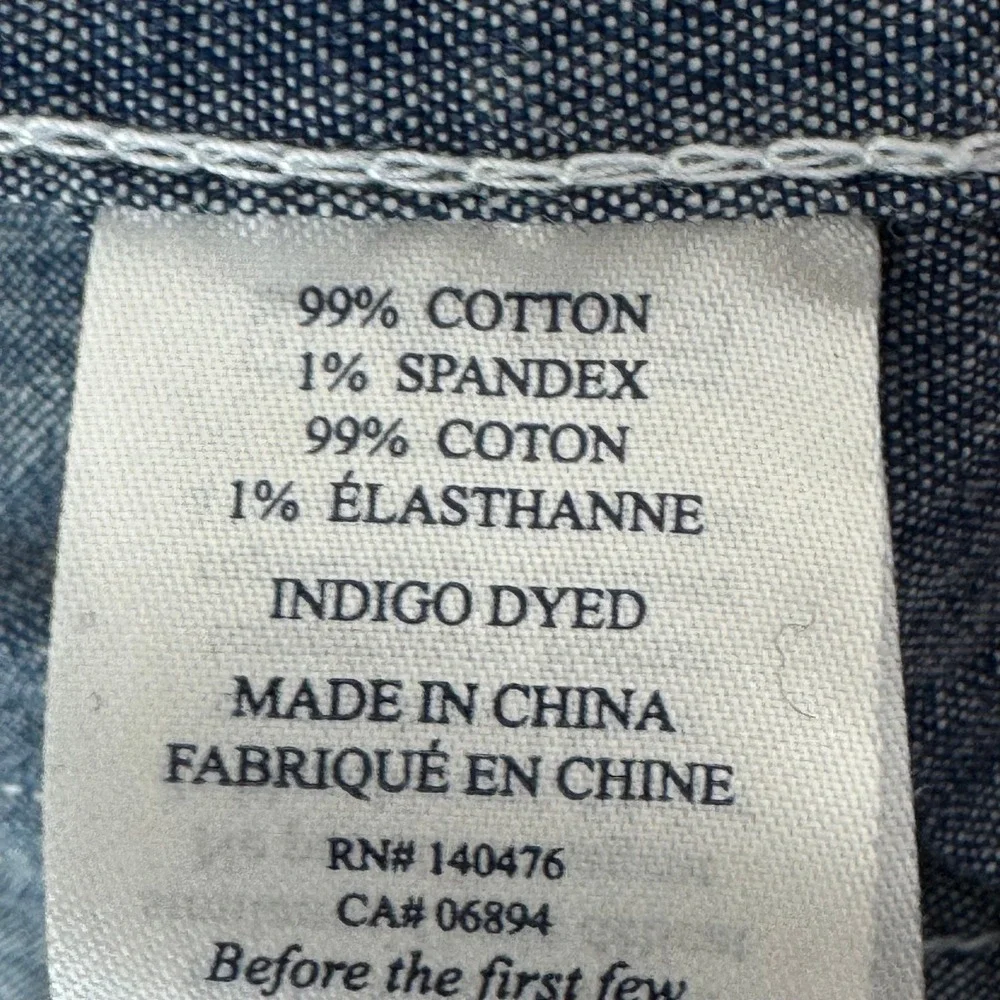 Faherty Cargo pocket shorts Mens‎ Size 28 Indigo Dyed